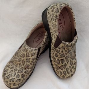 Klogs Leopard Print Clogs